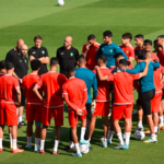 تداريب المنتخب الوطني المغربي